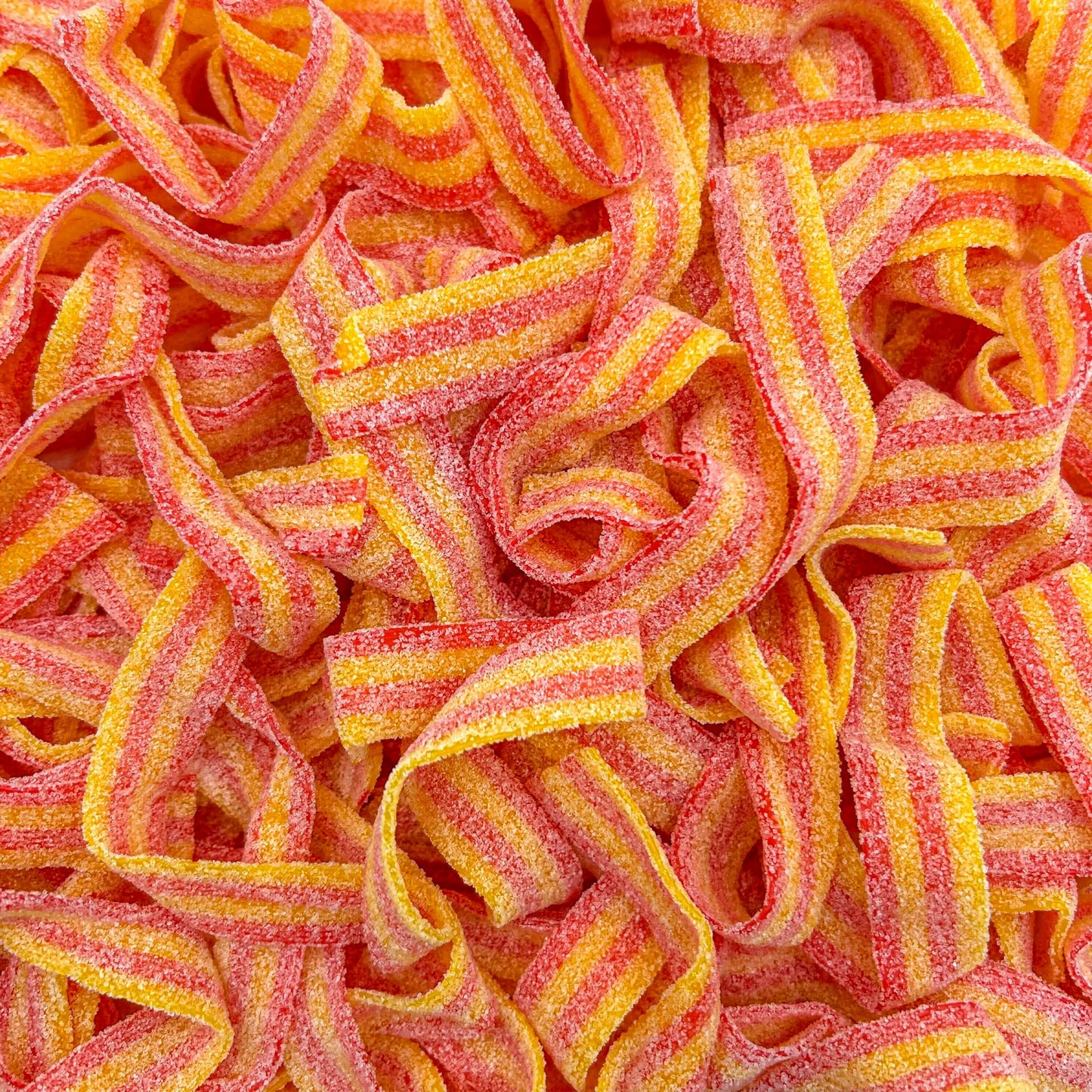 SOURZAP Sour Belts - Strawberry-Banana Flavor Gummy Candy, 8-Ounce Pack, Dye Free, Perfect for Snacking and Gifting