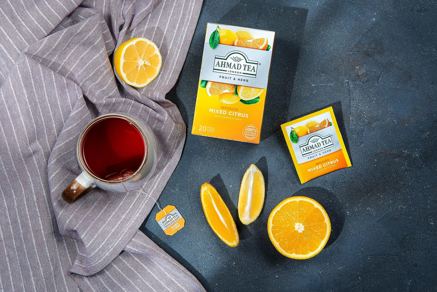 Ahamd Tea : Mixed Citrus : Box Of 20 Tea Bags