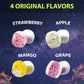 YUMMYLAND Freeze Dried Candy Moon Clouds - Original Fruit Flavors, 5 OZ