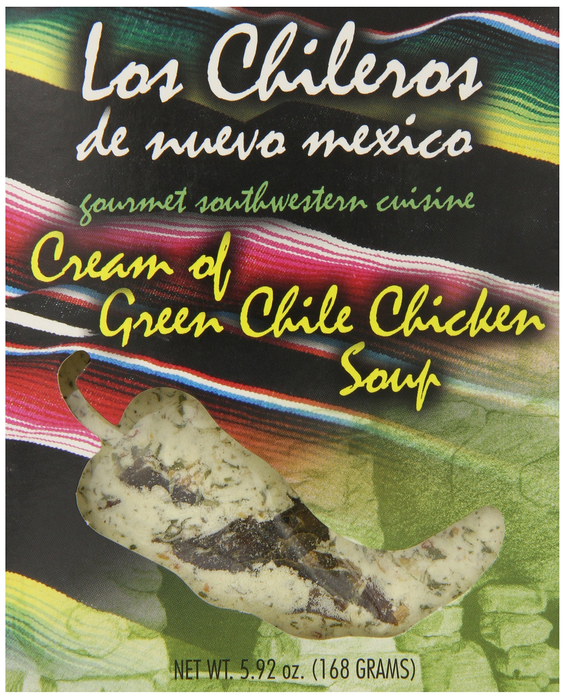 Los Chileros Cream of Green Chile Chicken Soup, 5.92 Ounce