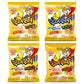 Ottogi PPUSHU Noodle Snack Variety Pack - BBQ, Bulgogi, Grilled Chicken, Spicy Rice Cake Flavors - 4 Pack, 3.17 Ounce Each
