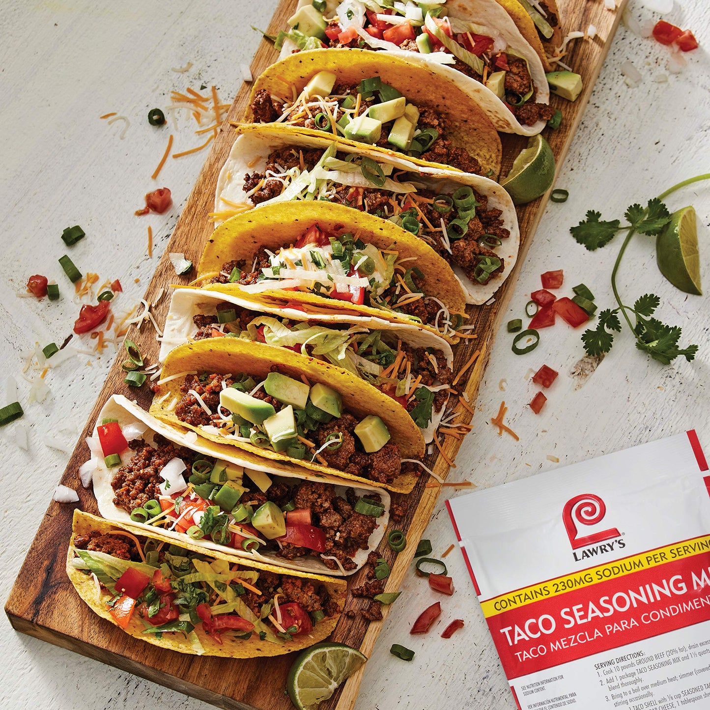 Lawry'S Taco Seasoning Mix, 9 Oz - One 9 Ounce Packet Of Taco Seasoning Mix, Best For Chicken, Beef, Fish, Pork Or Plant-Based Tacos