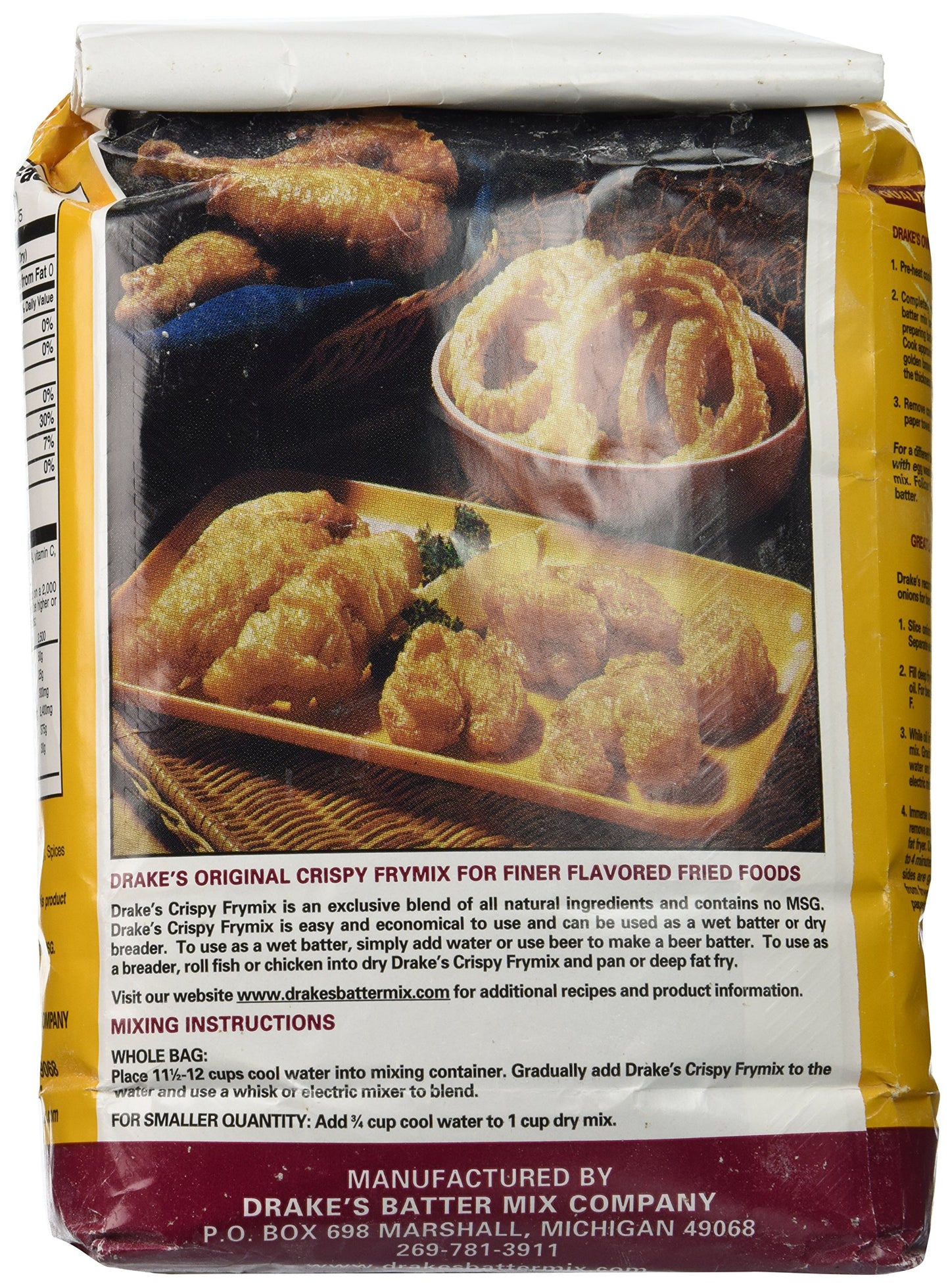Drakes Crispy Frymix 5Lb Bag