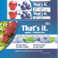 That'S It Fruit Bars, Apple And Blueberry, Pack Of 24 (2 Cases)