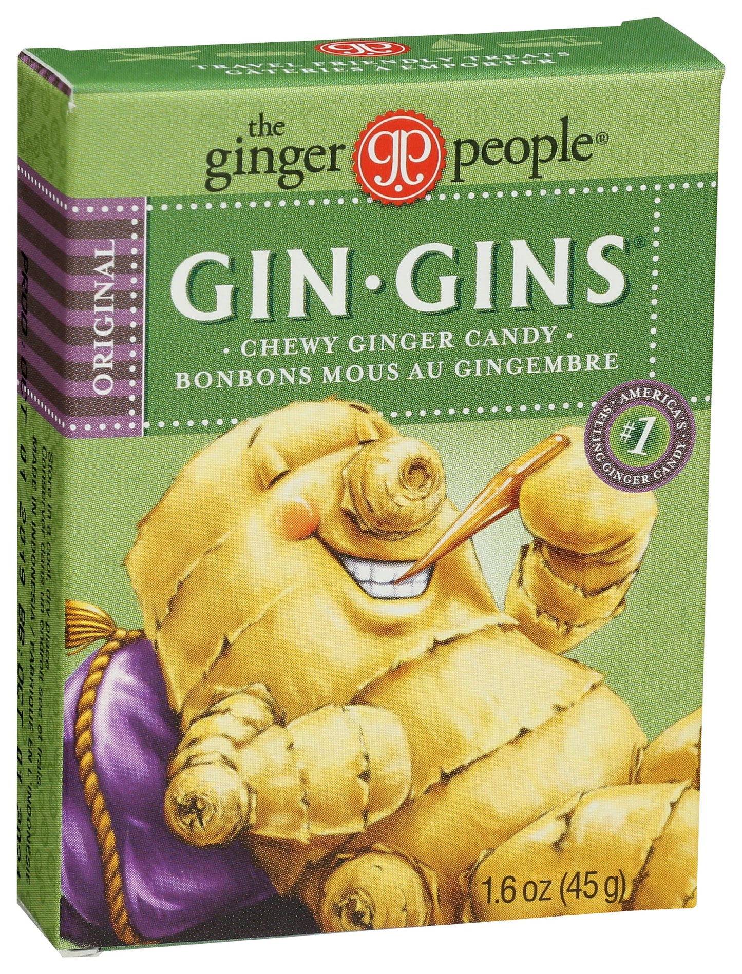 Ginger People Chewy Organic Travel, 1.6 Oz