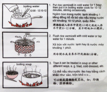 Ng Fung Jiangxi Rice Stick Noodles (Lai Fen) - 5 lbs (80 oz) Vermicelli for Authentic Asian Dishes