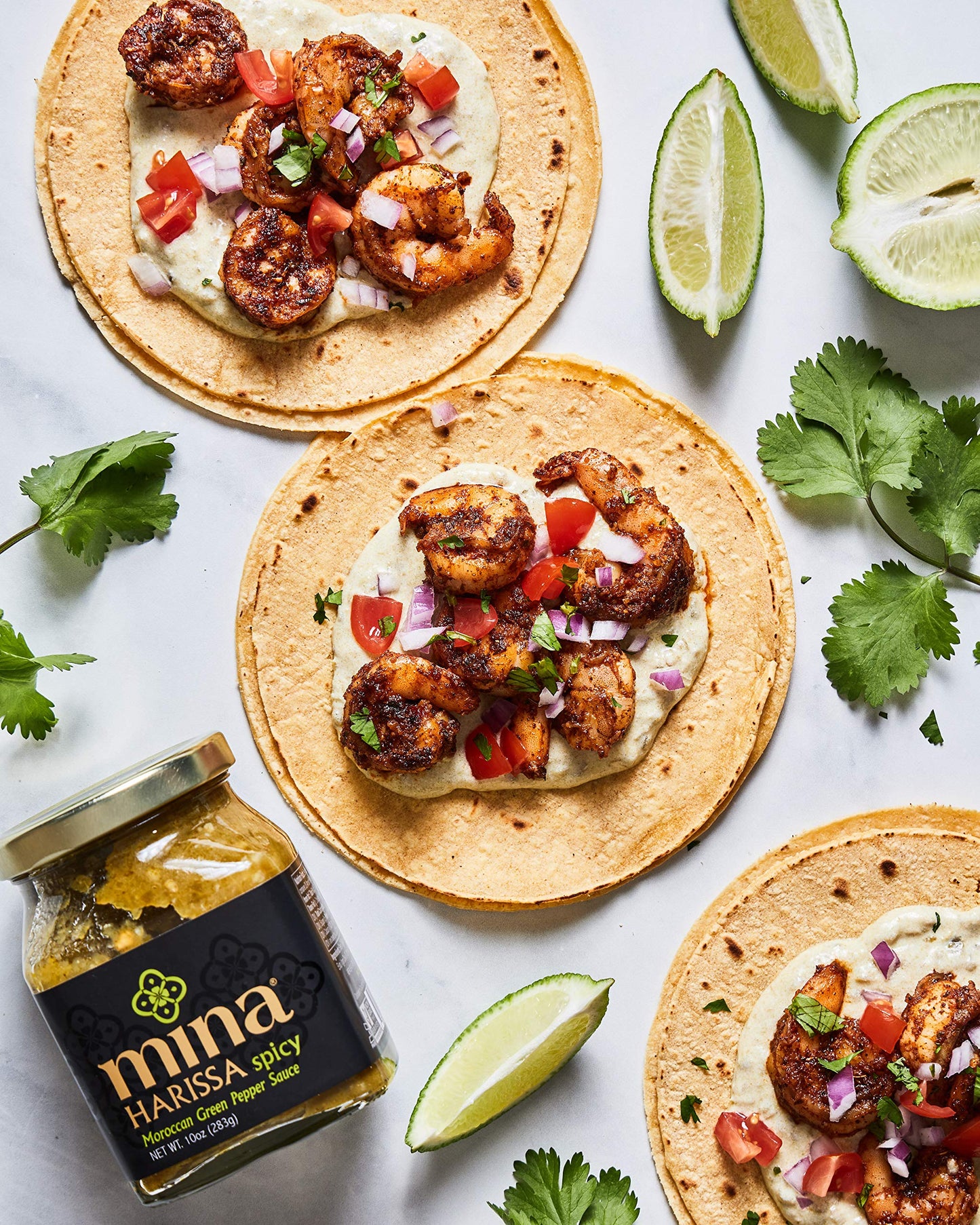 Mina Harissa Green Hot Sauce, 10 Oz, Homestyle Moroccan Green Chili Garlic Sauce, Your New Salsa Verde For Spicing Up Any Dish, Harissa Sauce Perfect For Any Cuisine Or As A Dip & Spread