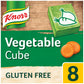 Knorr Vegetable Stock Cubes, Pack of 8, 80g (0.35 Ounce Each)