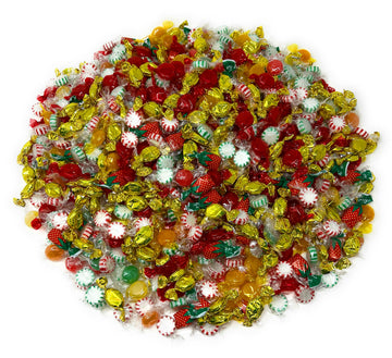 Assortit Halloween Hard Candy Assortment - Peppermint, Cinnamon, Butterscotch - 10 lbs - Orange