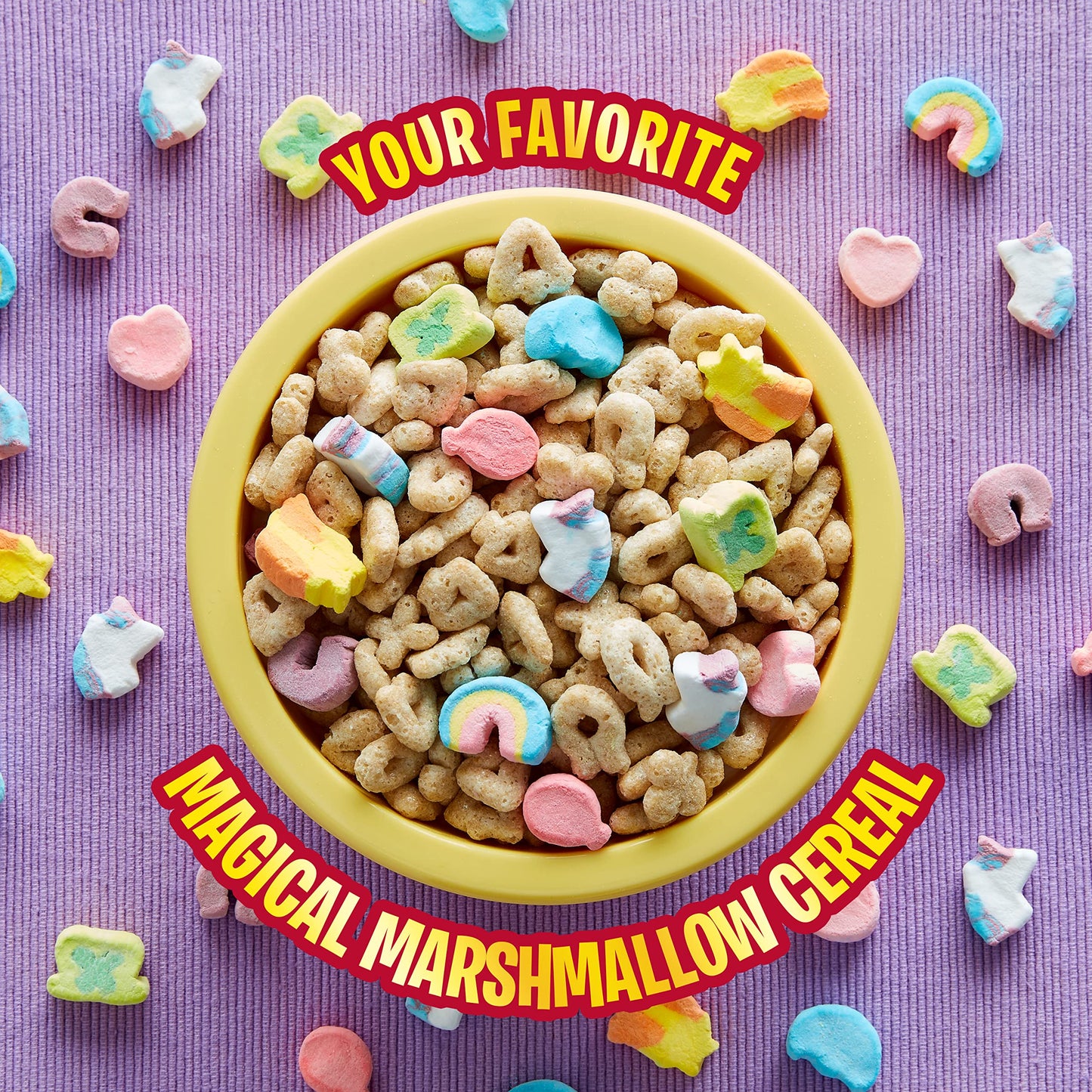 Lucky Charms With Marshmallows Breakfast Cereal Cup, Gluten Free, Single Serve Cereal, 1.7 Oz (Pack Of 12)