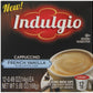 Indulgio Cappuccino Pods, French Vanilla, 12-Count Single Serve Cups for Keurig K-Cup malt-inspired, White