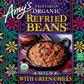Amys Organic Refried Beans, Mild with Green Chiles, Vegan, Gluten Free, 15.4 Oz