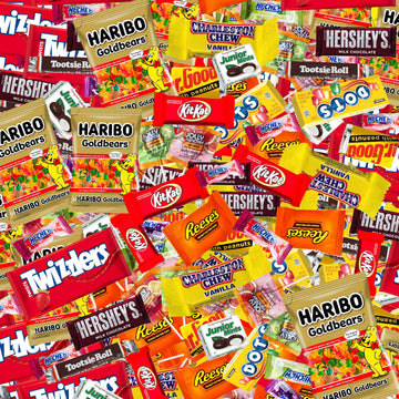 Individually Wrapped Mini Candy & Chocolate Mix - 1 Lb Bulk Easter Candy Assortment - Easter Basket Stuffers, Pinata Stuffer Can
