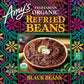 Amys Organic Refried Vegetarian Black Beans, 15.4 oz, Natural, Model 042272005512