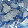Poppin Crunch Sugar Free Mega Sour Candy Triangles, Sour Crystal Coated Triangle Shaped Hard Candies