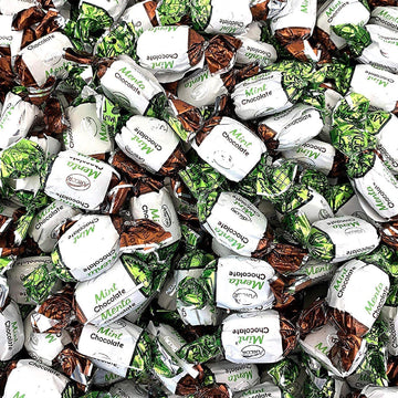 Arcor Chocolate Filled Mints Premium Hard Candy, 2 Pound Bag