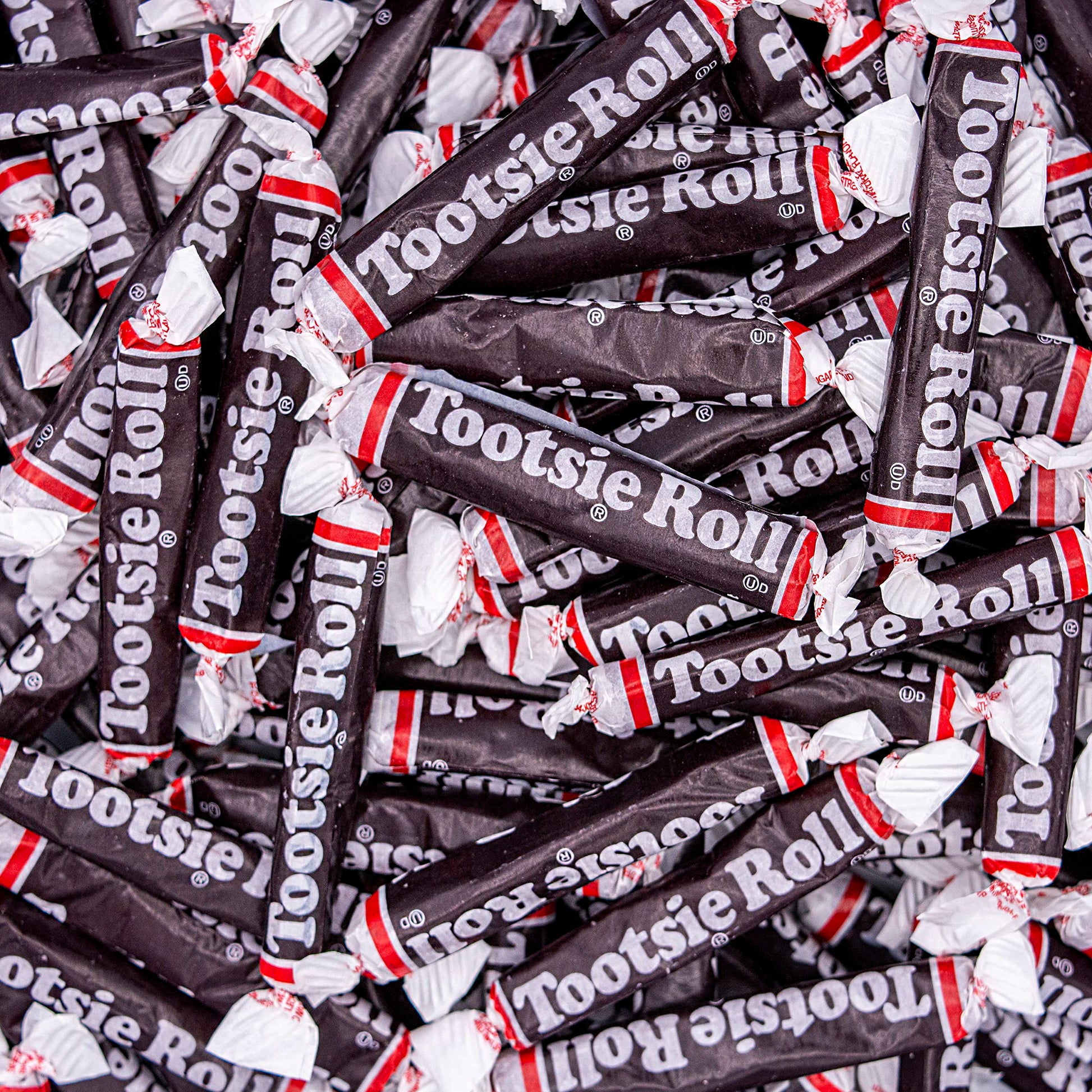 Tootsie Roll Twists Chocolate Candy - 2 Pounds | Tootsie Rolls Chocolate Long Individually Wrapped Candy  Bulk Pack