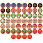 Two Rivers Coffee Flavored Coffee Pods Sampler, Assorted Variety Pack, 52 Count, Compatible with K Cup Brewers
