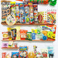 Samurai Kid Dagashi Set, Japanese Snack Assortment 36Pc With Samurai Kid Sticker
