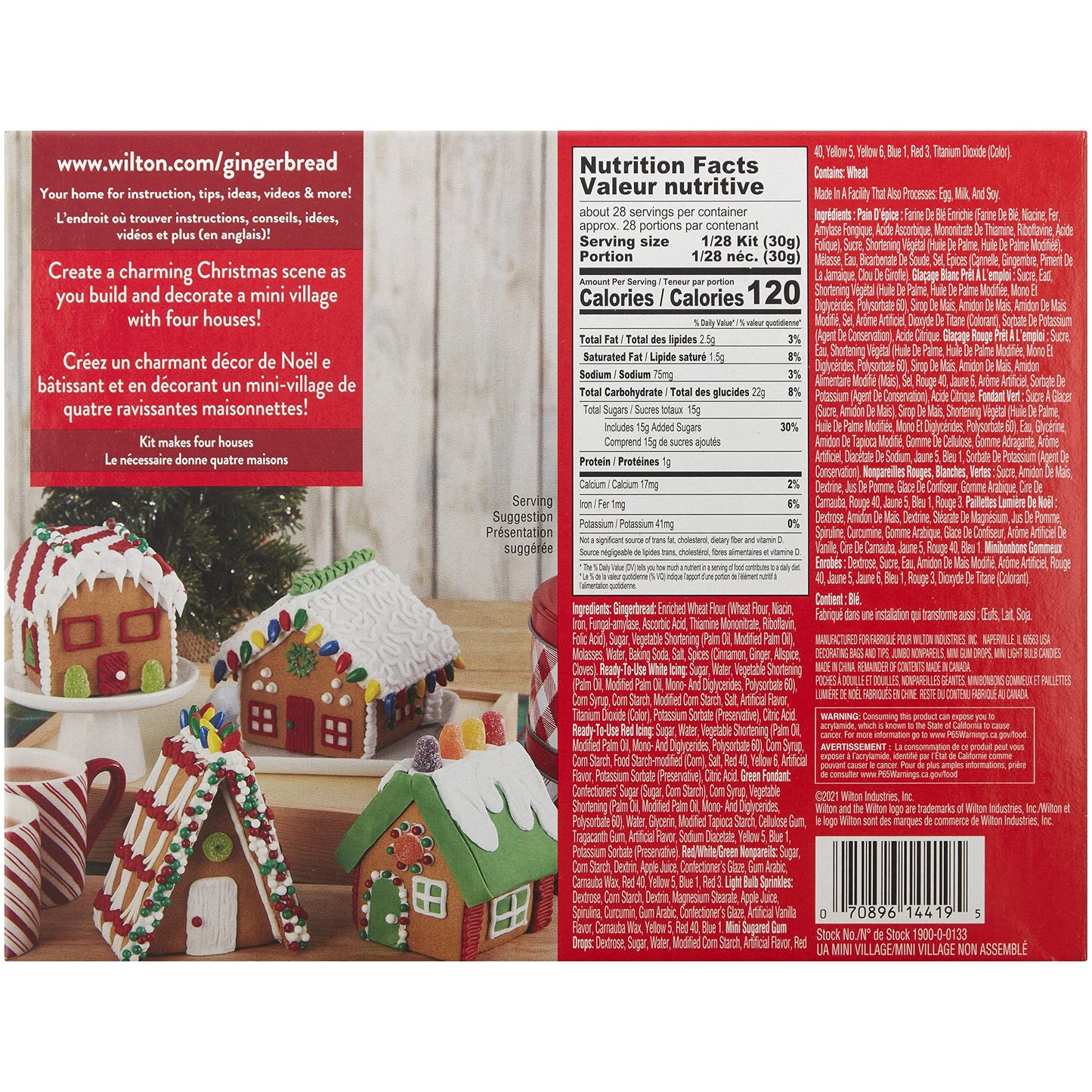 Wilton Gingerbread KIT Village Mini Village One Size Model 1900-0-0133