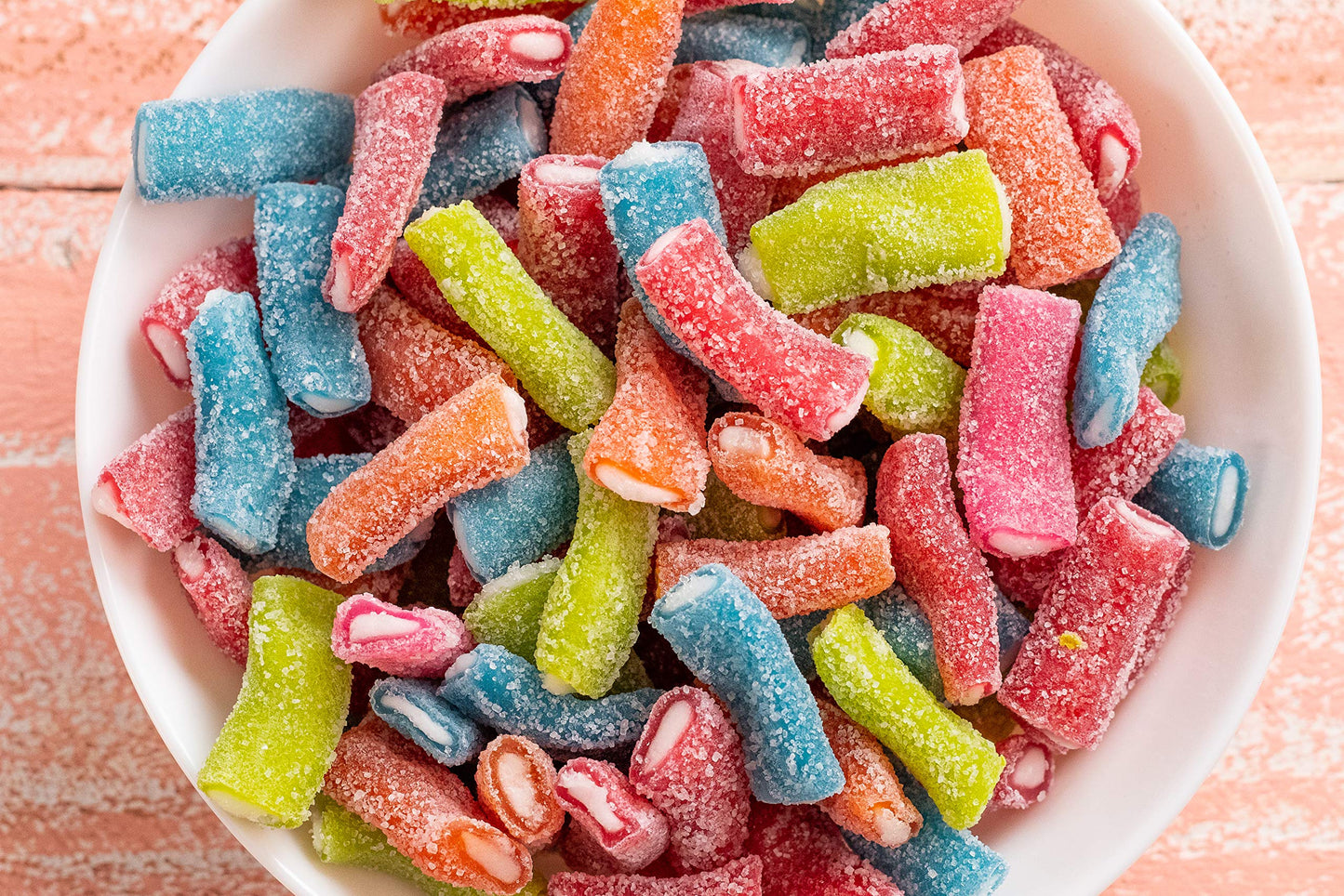 SweeTARTS Rope Bites Candy, Mixed Fruit, 8 Ounce Resealable Bag (Pack of 3)