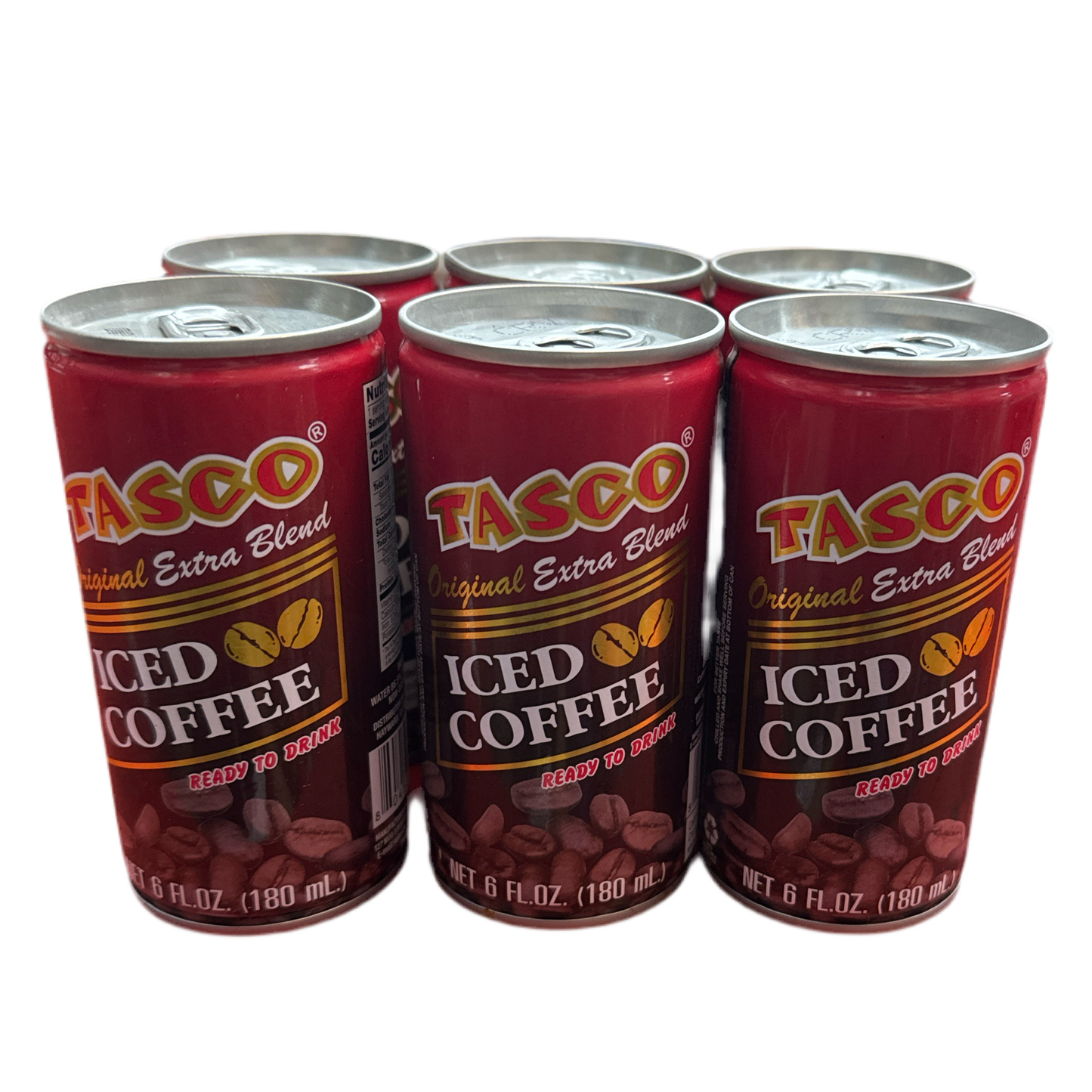 Tasco Iced Coffee Original Extra Blend Medium-Dark Roast 6- pack