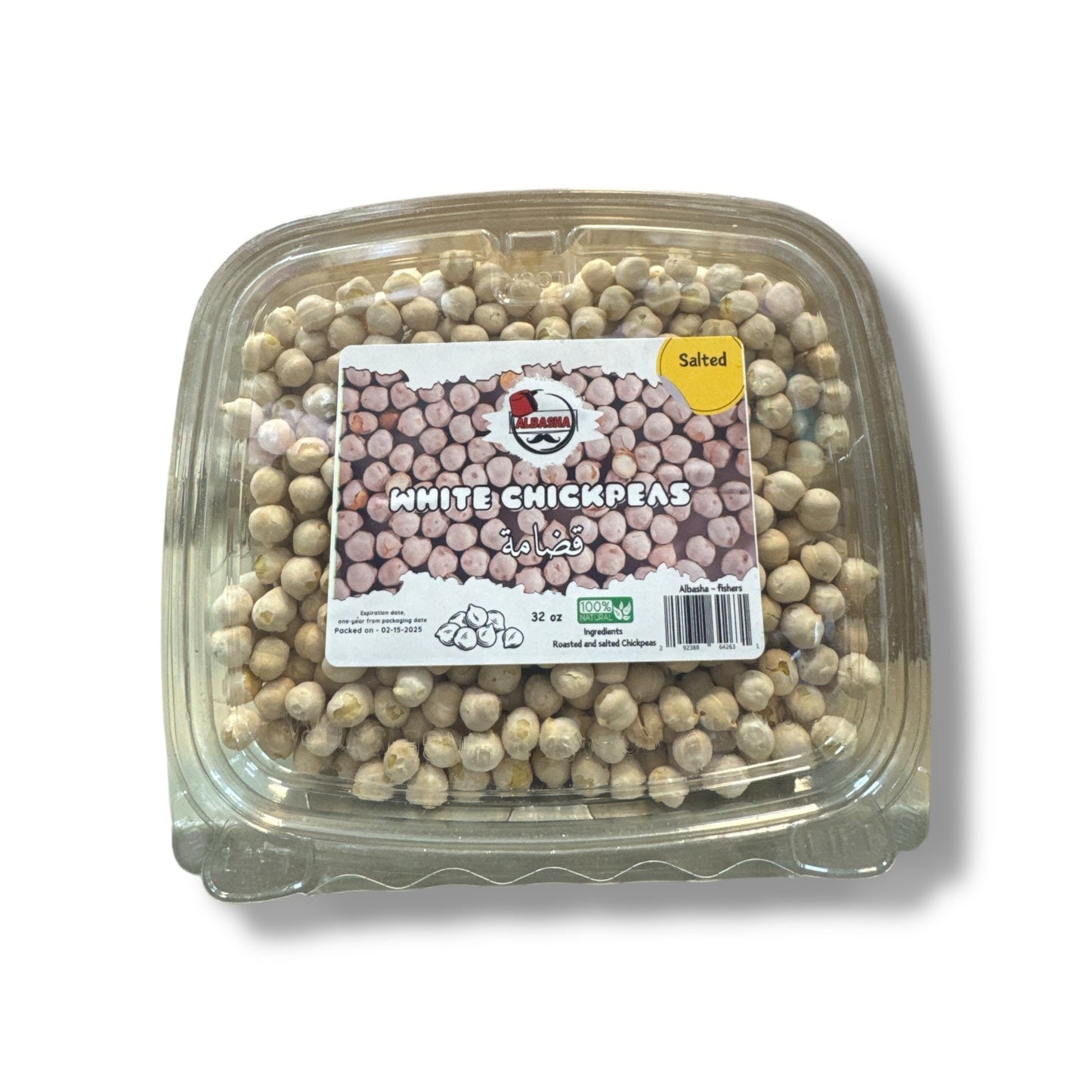 Roasted & Salted White Chickpeas – 32 oz