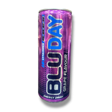 Blu Day Grape Flavor Energy Drink