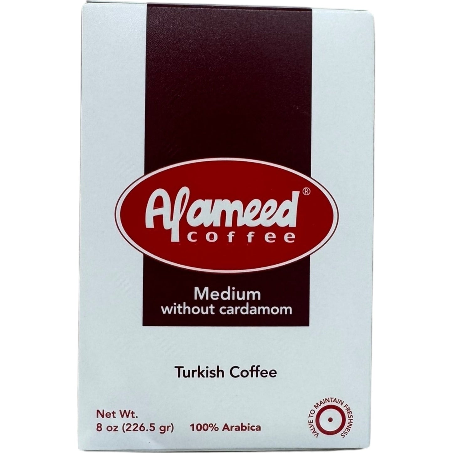 Al Ameed Medium Turkish Coffee – Rich Flavor Without Cardamom, 500g
