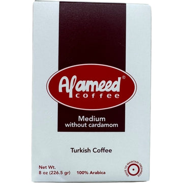Al Ameed Medium Turkish Coffee – Rich Flavor Without Cardamom, 500g