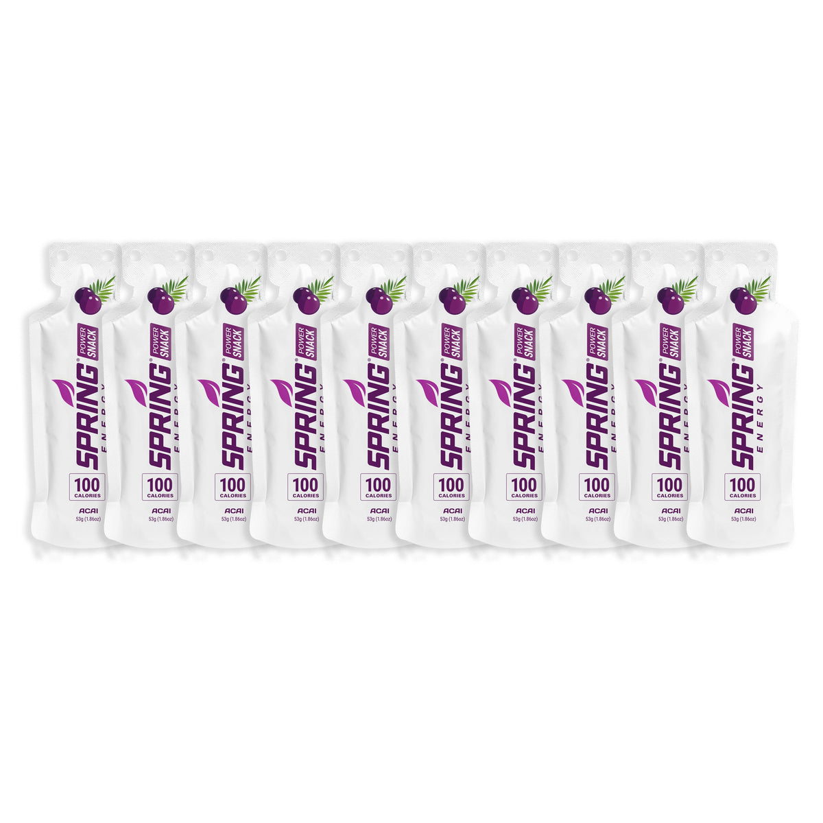 Acai Power Snack (Vegan) 100 Kcal - A Light Energy Gel For Daily Training