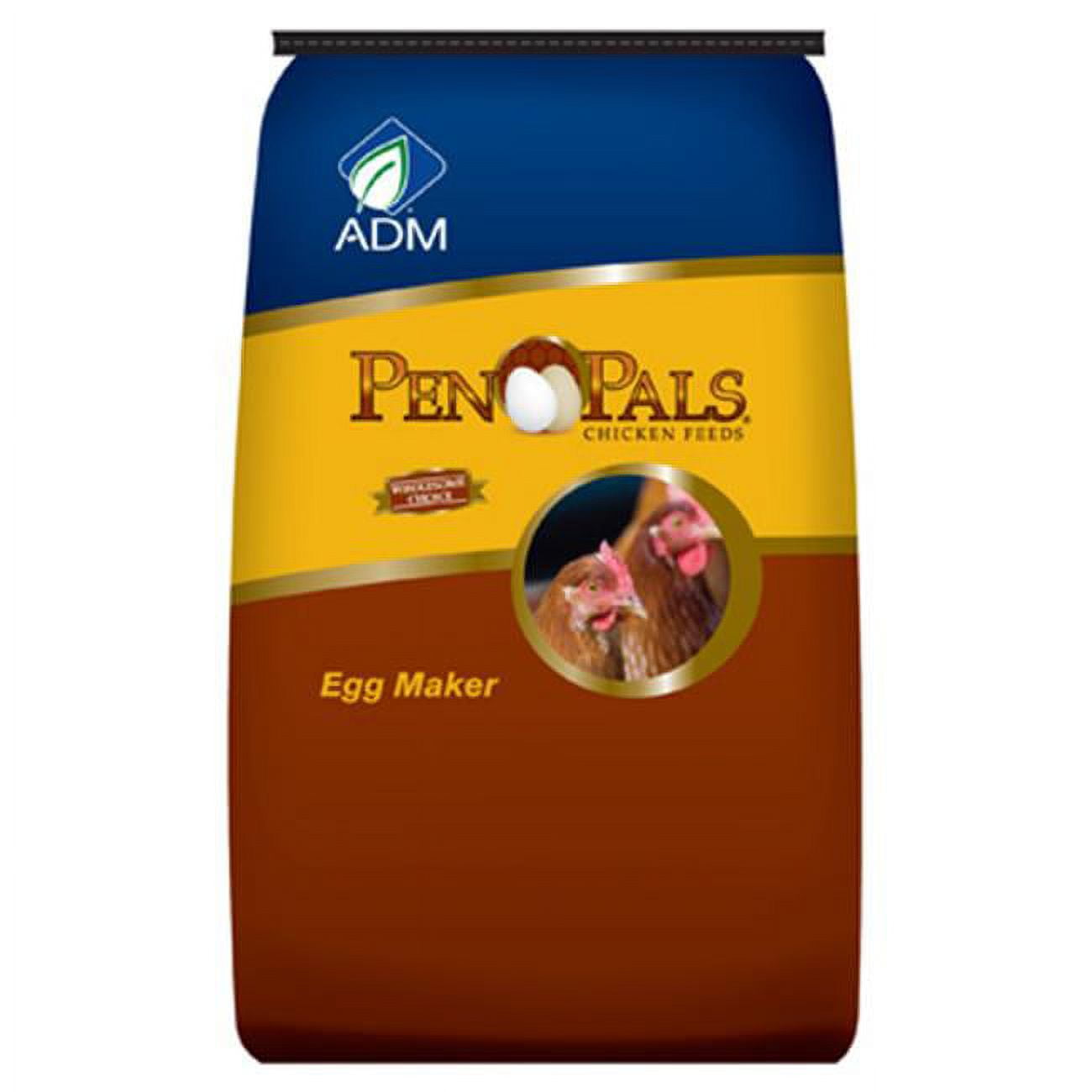 Adm Alliance Nutrition 70010Aaa44 50 Lbs. Chicken Egg Maker Non-Medicated Feed Crumbles