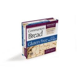 B & H Publishing 144321 Communion-Bread Baked Gluten Free Square - Pack Of 200