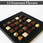 Andy Anand Gourmet Velvet Belgian Chocolate Bonbons Gift Box, 25 pc – Assorted Bon Bon Collection, European Craftsmanship, Birthday & Holiday Gift