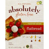 Absolutely Gluten Free - Flatbread - Toasted Onion - Case Of 12 - 5.29 Oz.