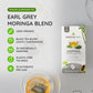 Organic Moringa Tea - Earl Grey - Lightly Caffeinated Herbal Tea