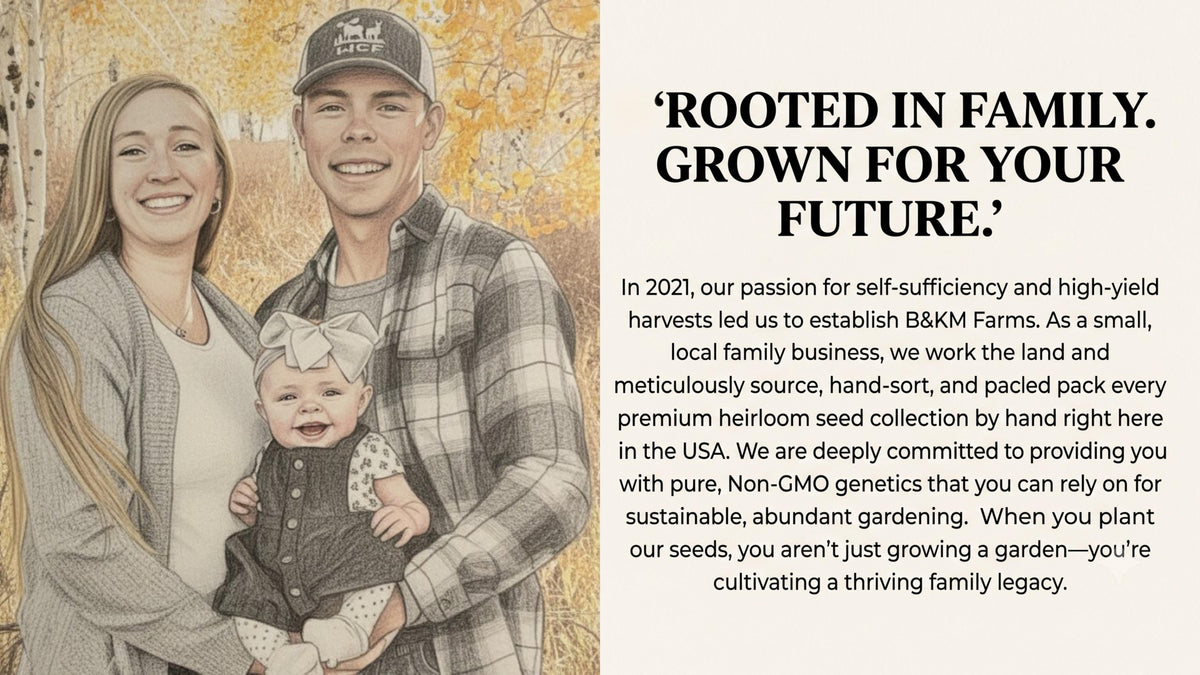 50 Varieties - Heirloom Vegetable & Herb Long-Term Seed Vaults – USA Grown, Non-GMO - 50,000 Seeds