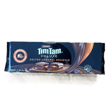 Arnott’s Tim Tam Deluxe Salted Caramel Brownie – Australian Caramel Tim Tams 175g (Australia)