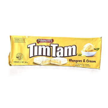 Arnott’s Tim Tam Mangoes & Cream – Australian Mango Tim Tams 165g (Australia)