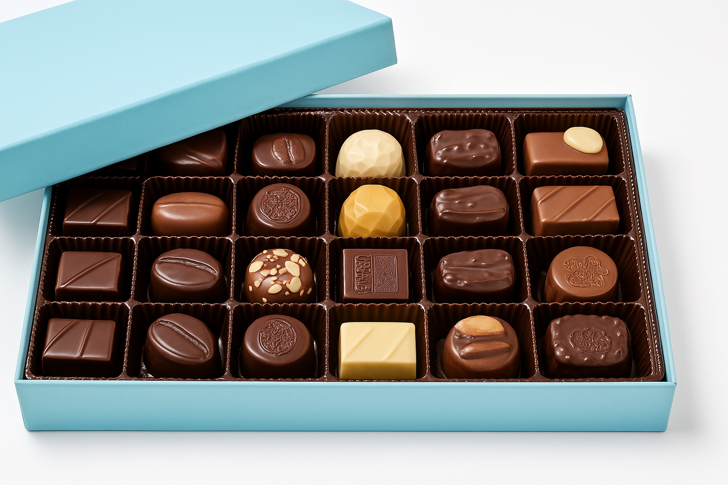 Andy Anand Sugar Free Chocolate Truffles Gift Box – 16 Pc Belgian Delight, 60% Chocolate (Cocoa Butter)