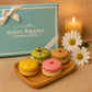 Andy Anand French Macarons, 12-Piece Gift Box – Gluten-Free, Made Fresh Daily, Assorted Gourmet Flavors – Birthday, Holiday & Celebration