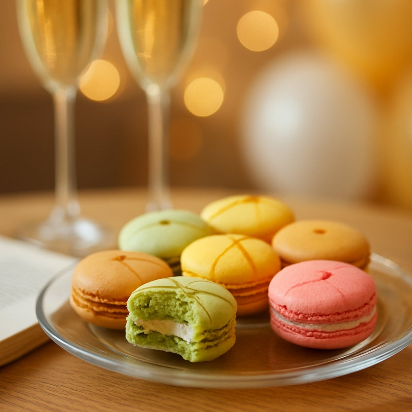 Andy Anand French Macarons, 48-Piece Gift Box – Made Fresh Daily, Decadent Assorted Flavors, Gluten-Free – Birthday & Holiday Gift Box