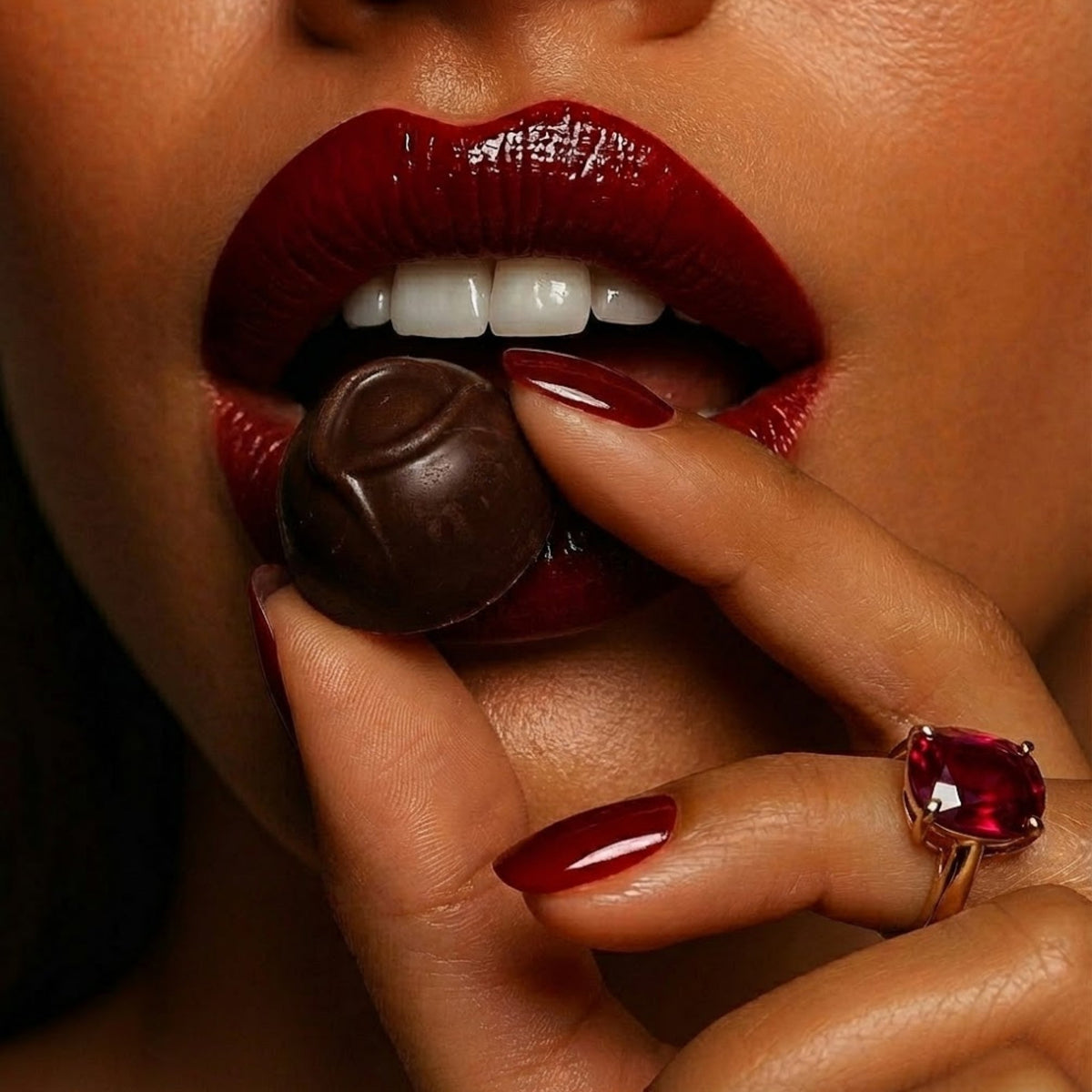 Andy Anand Belgian Dark Chocolate Cherry Cordials, 25 pc – Vegan, 60% Cocoa Butter, Rich Liquid Center, Birthday & Valentine's Gift Box
