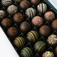Andy Anand Artisan Dark Chocolate Truffles, 24 pc – Handmade Assorted Flavors, 60% Cocoa Butter, Gourmet Birthday & Holiday Gift Collection