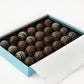 Andy Anand Artisan Dark Chocolate Truffles – 24 Pc Handmade Assorted Flavors, Decadent & Delicious, Made with 60% Chocolate (Cocoa Butter)
