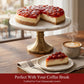 Andy Anand Sugar-Free Cherry Cheesecake, 9-Inch, 3.4 lb – Diabetic-Friendly, Freshly Baked, California Cream Cheese, All-Natural Gift Box