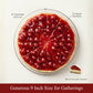 Andy Anand Sugar-Free Cherry Cheesecake, 9-Inch, 3.4 lb – Diabetic-Friendly, Freshly Baked, California Cream Cheese, All-Natural Gift Box