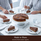 Andy Anand Chocolate Fudge Cheesecake, 9-Inch, 2 lb – Freshly Baked, Real California Cream Cheese, No Preservatives, Birthday & Holiday Gift