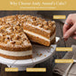 Andy Anand Sugar-Free Carrot Cake, 9-Inch, 3.2 lb – Moist & Flavorful, Diabetic-Friendly, All-Natural, No Preservatives, Birthday Gift Box