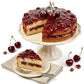 Andy Anand Sugar-Free Dunked Cherry Cake, 9-Inch, 2.9 lb – Keto & Diabetic-Friendly, Cherry Juice Soaked, No Preservatives Birthday Gift